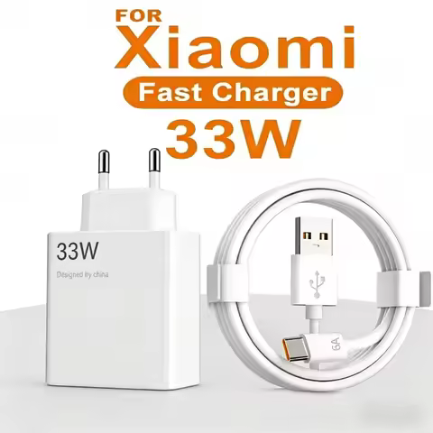 For Xiaomi 100% 33W Original Turbo Fast Charging EU GaN Adapter for Poco X6 Pro X5 F5 Mi 14 13 12s R