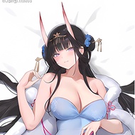 Azur Lane Noshiro Body Pillow Cover - Anime Game Merchandise, Bedroom Decoration, Removable & Washab