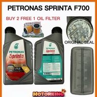 **CLEAR STOCK** PETRONAS SPRINTA F700 SEMI SYNTHETIC 15W50 4T MOTOR