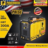 BUILDMATE Powerhouse 300A TIG PULSE SERIES Inverter Welding Machine MMA-TIG-300-PULSE • PHWM