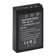 PALO PS-BLS5 BLS-5 BLS5 BLS50 BLS50/1 2000mAh Camera Battery With LCD Dual USB Charger For Olympus E