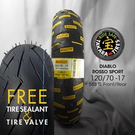 ❁Pirelli Diablo Rosso Sports 17 by TAKARA TIRES (Free sealant, valve &amp; sticker per tire)