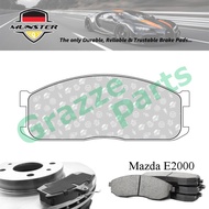 Münster Disc Brake Pad Front for Mazda E2000 SV41 2.0 2000-2003 FF (8V) E2200 (D) ST38 40 60 2.2 (D)