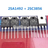 4pcs=(2pcs 2SC3856 + 2pcs 2SA1492) TO-3P C3856 A1492 TO3P audio amplifier transistor, guaranteed qua