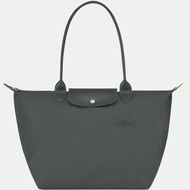 Genuine longchamp Le Pliage Green Handbag L foldable green long handle waterproof Canvas Shoulder Bags large size Tote Bag L1899919P66 Graphite color