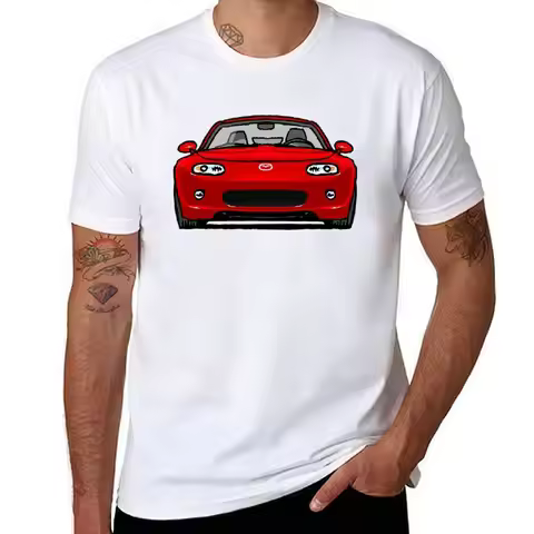 MX5 Miata NC - NC1 Red T-Shirt anime t shirts oversize t shirts for man cotton funny t shirt custom