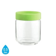 Homehapp Glass Jar With Lid Stax OCEANGLASS Model 5B02517G9403B Size 500 Ml. Green
