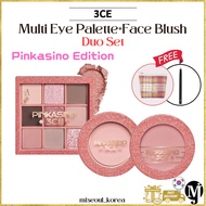 3ce Pinkasino Multi Eye Palette Face Blush Duo Set