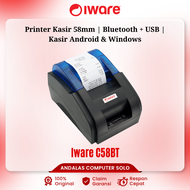 Printer Bluetooth Iware C58BT Support MOKAPOS Printer Kasir Bluetooth