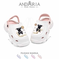 Andaria Kids Store - Baim Children's Sandals Size 24 - 35 Cute Doll Patch Children's Sandals Casual 