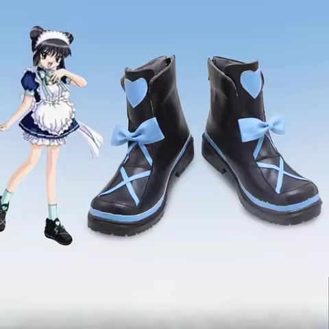 Anime Tokyo Mew Aizawa Minto PU Leather Shoes Halloween Carnival Boots Cosplay Costume Props