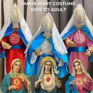 ♞,♘MAMA MARY COSTUME FOR KIDS TO ADULT
