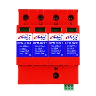 Henglixin 4P Power Lightning Protector 20KA40KA80KA T2 Power Surge Protector Uc 420V Remote FS