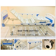 2 cranks hospital bed