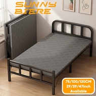 SUNNY BIERE Metal Folding Bed Double/Single Bed Frame