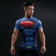 wholesale New Summer Comics Fashion T Shirt Men 3D Printed Compression Men TShirt Cosplay Costume Br