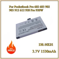 New 3.7V 1530mAh DR-NK01 Replacement battery For Pocketbook Pro 602 603 902 903 912 612 920 Pro 920W