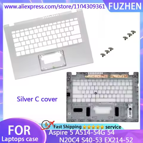 New Cover For Aspire 5 A514-54G 54 N20C4 S40-53 EX214-52 LCD Rear Cover/Front Frame/Palm Pad/Bottom 