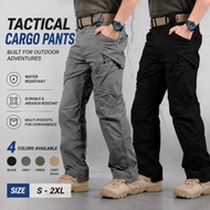 IX7/IX9 Men's Tactical Pants Waterproof Ripstop Fabric Multi Pocket Pants Outdoor Leisure Cargo Pant
