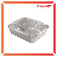 4575-P STAR PRODUCTS ALUMINIUM CONTAINER WITH LID RECTANGLE ALUMINIUM TRAY WITH PLASTIC COVER FOR BA