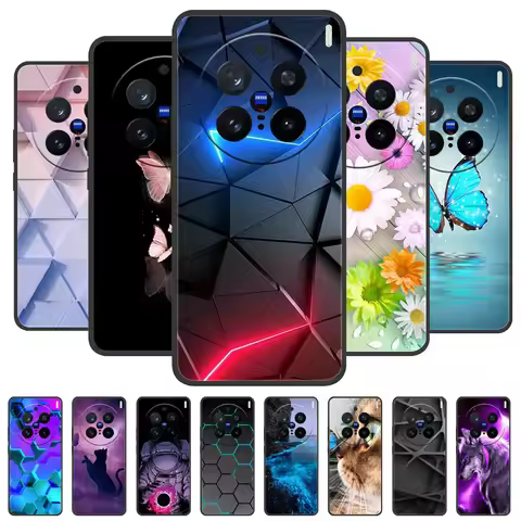 For VIVO 200 Pro X200 Pro Mini Case Luxury Painted Phone Silicon Back Cover For Vivo X200 Pro Cases 