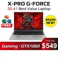 XPro G-Force Laptop - 15.6 Inch Laptop - 16GB RAM - 512GB SSD - NVIDIA GTX 1060 - Gaming Laptop - Br