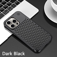 AUOVIEE Metal Heat Dissipation Phone Case For iPhone 13 12 14 15 Pro Max 15 Plus Luxury Fragrance Re