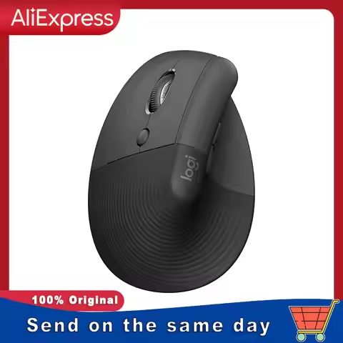 New Logitech Lift Left Vertical Ergonomic Mouse Left-Handed Wireless Bluetooth or Logi Bolt USB Quie