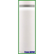 [Direct from JAPAN]Iris Ohyama Water Bottle Mug Bottle 500ml Smoky White Heat Retention Over 70 degrees Vacuum Insulated Stylish Simple Stainless Steel Mug Bottle SB-S500