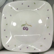 Corelle Square Luncheon Plate Plum