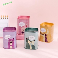 FUZOU Cash Box Toy Cash Cabinet Save Money Giraffe Animal Lovely Tinplate Cartoon Money Box