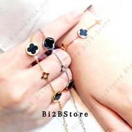 Clover Ares Titanium Korean Women's Bracelet Anti-Rust Bi2B