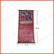 ۝ ◧ ⌦ ANNUAL TARPAULIN CALENDAR. WALL DECOR. SIZE 16in x 34in. Free Layout. Any design.