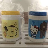 全新泰國7-11 Sanrio X Line Friends 膠杯