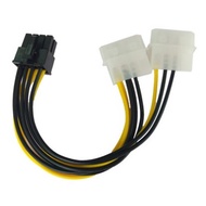 Graphics Card Dual P4 to p8 Power Cord Dual 4pin to 8pin D Type to 8pin Power Supply Cord Graphics C