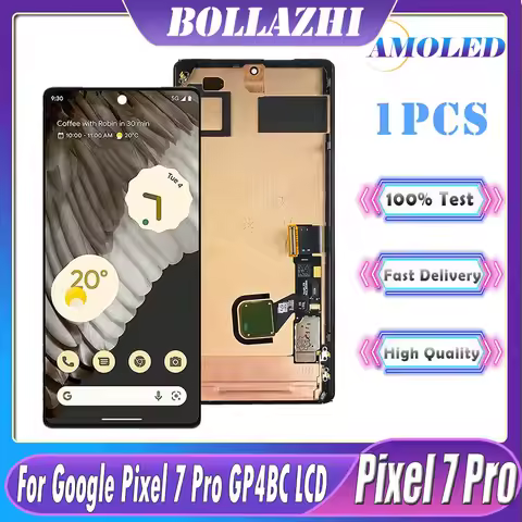 6.7" AMOLED/OLED For Google Pixel 7 Pro 7Pro LCD Display Touch Screen Digitizer Assembly Replacement