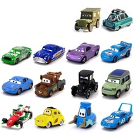 Children Toys Bandai Pixar Cars Lightning McQueen Boost Wingo DJ Snot Rod 1:55 Diecast Metal Alloy M