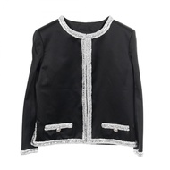 【二手】香奈兒 (Chanel)顏色外套，飾有 Coco 標誌紐扣 P64052V60050 真絲外套 女士二手 A