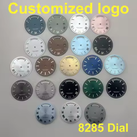 NEW 8285 dial watch dial Roman dial men's watch suitable for Miyota 8285 movement watch accessories