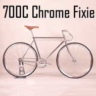 700C Chrome Fixie Bike Basikal Bicycle classic Road Retro Fixie colour