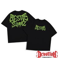 BESTIE writing T-SHIRT - viral distro clothes