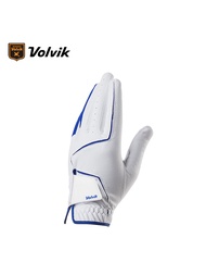 Volvik Golf Mens Synthetic Leather Gloves Left Hand Single Anti-slip Wear Resistant Basket White Lim