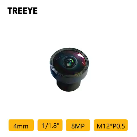 HD 4K 8MP 4mm Lens F1.8 M12 Lens 1/1.8“ CCTV Lens Car Record Camera Sports Sports DV Camera Drones L