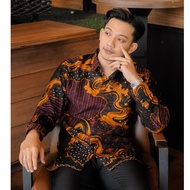 KEMEJA Hardi Batik Dobby - ARSYAD | Men's Long Sleeve Dobby Batik Shirt