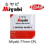 Miyabi 77mm Slim Circular Polarizing (CPL) Filter