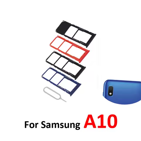 For Samsung Galaxy A10 A105 A105F A105G A105FN Phone New SIM Card Tray Housing Micro SD Card Slot Dr