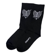 Socks | Socks | Love Of Ribs | Black Black | Riseparty Socks