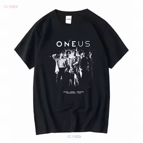 ONEUS Kpop T Shirt 2nd World Tour La Dolce Vita Retro Vintage Ravn Xion Seoho Leedo Keonhee Hwanwoon