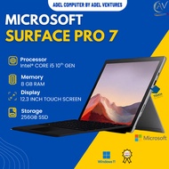 Microsoft Surface Pro 7 intel Core i5 10TH GEN 12.3” Display 256GB SSD, 8GB RAM, WINDOWS 11