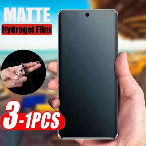 3PCS Matte Hydrogel Film for Xiaomi Poco X3 Pro F3 M3 GT TPU Screen Protector for Redmi Note 10 9 Pr
